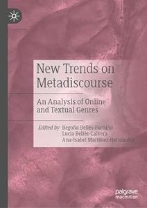 New Trends on Metadiscourse An Analysis of Online and Textual Genres