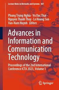Advances in Information and Communication Technology, Volume 1