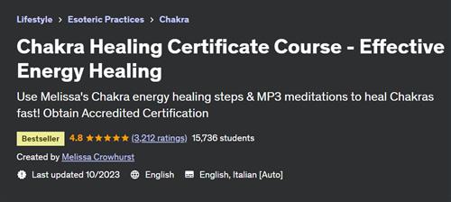 Chakra Healing Certificate Course – Effective Energy Healing