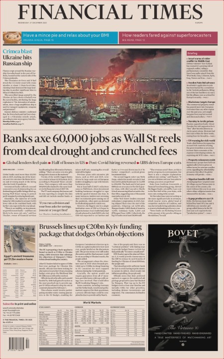 Financial Times (Europe Edition) - No  41,515 [27 Dec 2023]