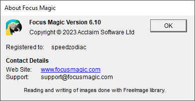 Focus Magic 6.10 + Portable