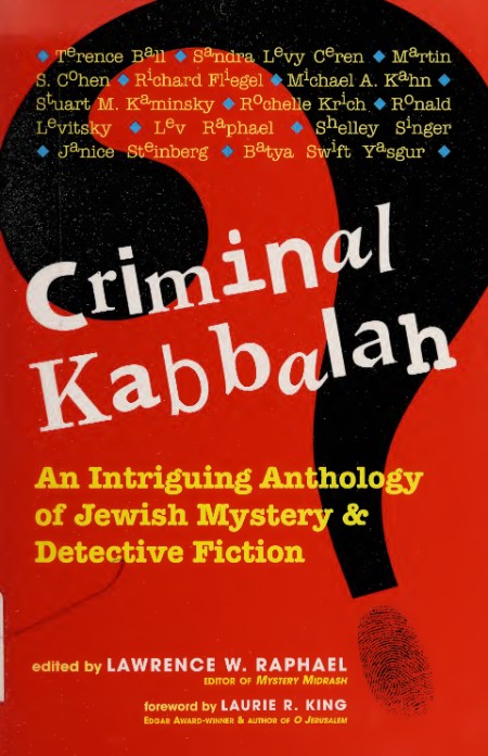 Criminal Kabbalah by Lawrence W. Raphael 8eec2267ae3eeb511380222bc9578376