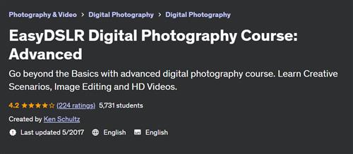 EasyDSLR Digital Photography Course – Advanced