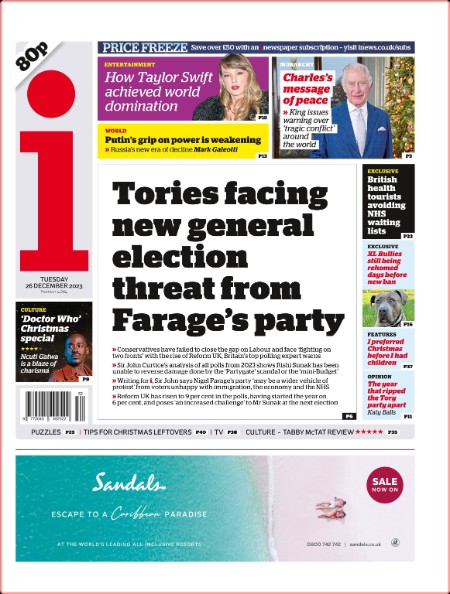The i Newspaper - Issue 4084 [26 Dec 2023]