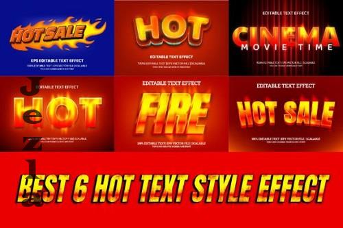 Best 6 Hot Editable Text Effect