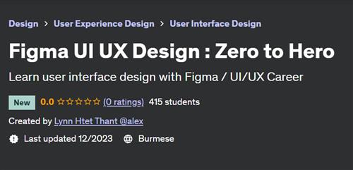 Figma UI UX Design – Zero to Hero