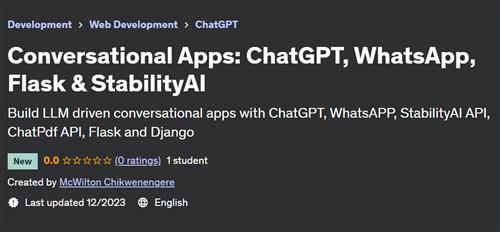 Conversational Apps – ChatGPT, WhatsApp, Flask & StabilityAI