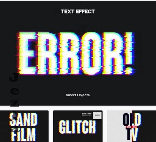 Sand Glitch Text Effect - AKXG43M