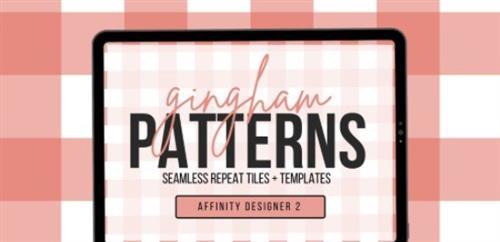 Create Gingham Seamless Repeat Tiles + Templates in Affinity Designer 2