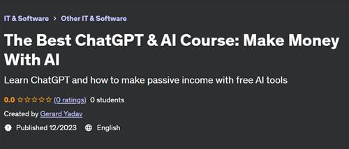 The Best ChatGPT & AI Course Make Money With AI
