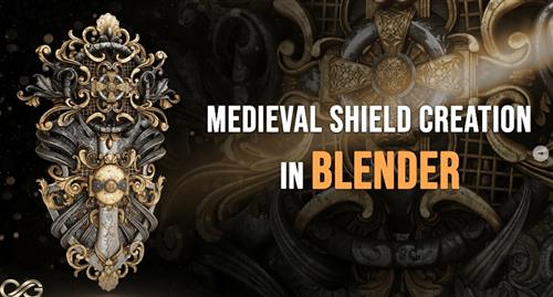 ArtStation – Create a Highly Detailed Shield in Blender