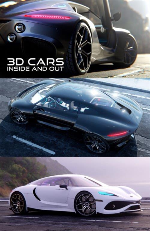 Blender – 3D Cars – Inside and Out by CGMasters (Updated)