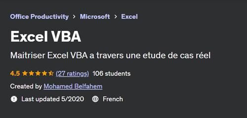 Excel VBA by Mohamed Belfahem