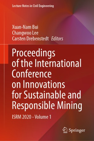 Proceedings of the International Conference on Innovations for Sustainable and Responsible Mining ISRM 2020 – Volume 1