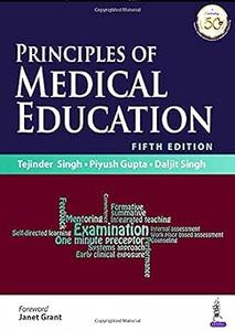 Principles Of Medical Education  Ed 5