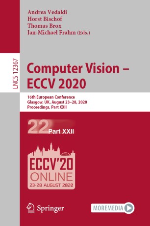 Computer Vision – ECCV 2020 (Part XXII)