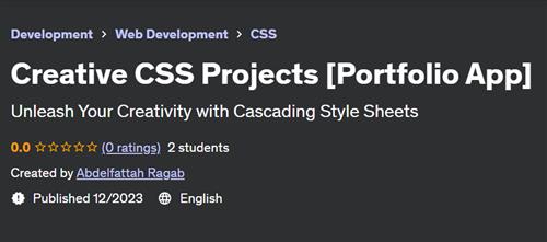 Creative CSS Projects [Portfolio App]