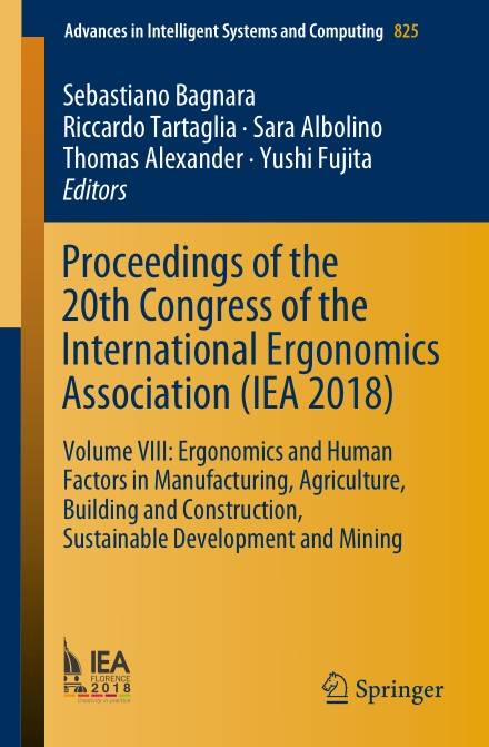 Proceedings of the 20th Congress of the International Ergonomics Association (IEA 2018) (2024)