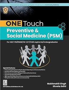ONE TOUCH Preventive & Social Medicine (PSM) For NEET PG FMGEINI-CETCMS Aspirants  Undergraduates (PB- 2023)