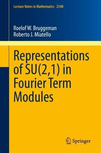 Representations of SU(2,1) in Fourier Term Modules