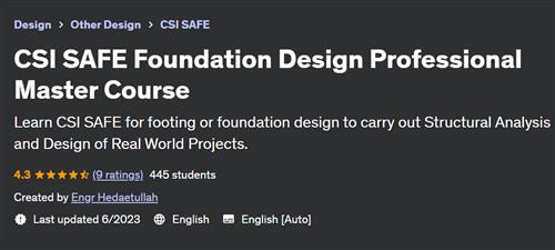 CSI SAFE Foundation Design Professional Master Course