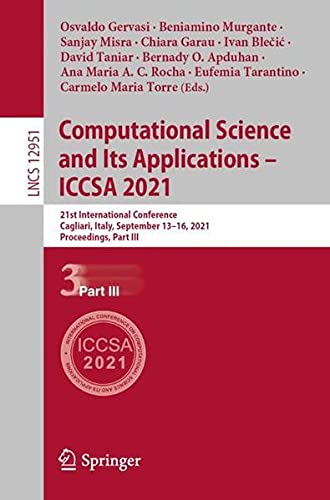 Computational Science and Its Applications – ICCSA 2021 (Part III)