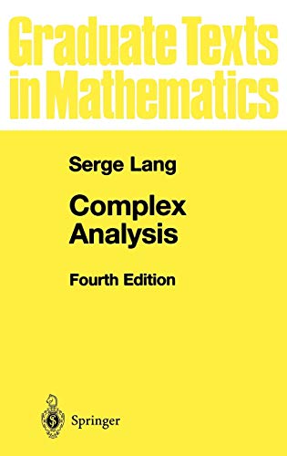Complex Analysis by Serge Lang