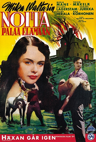 Ожившая ведьма / Noita palaa elämään (Роланд аф Хеллстрём / Roland af Hällström) [1952 г., ужасы, эротика, DVDRip] [rus]