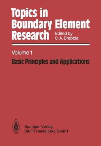 Topics in Boundary Element Research Volume 1 Basic Principles and Applications