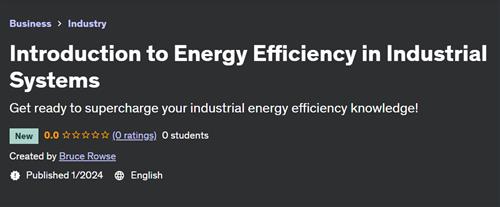 Introduction to Energy Efficiency in Industrial Systems