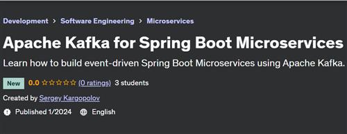 Apache Kafka for Spring Boot Microservices
