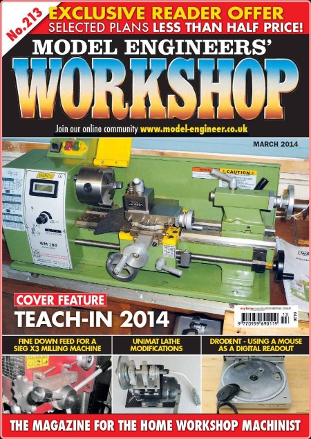 Model Engineers Workshop 213 March 2014