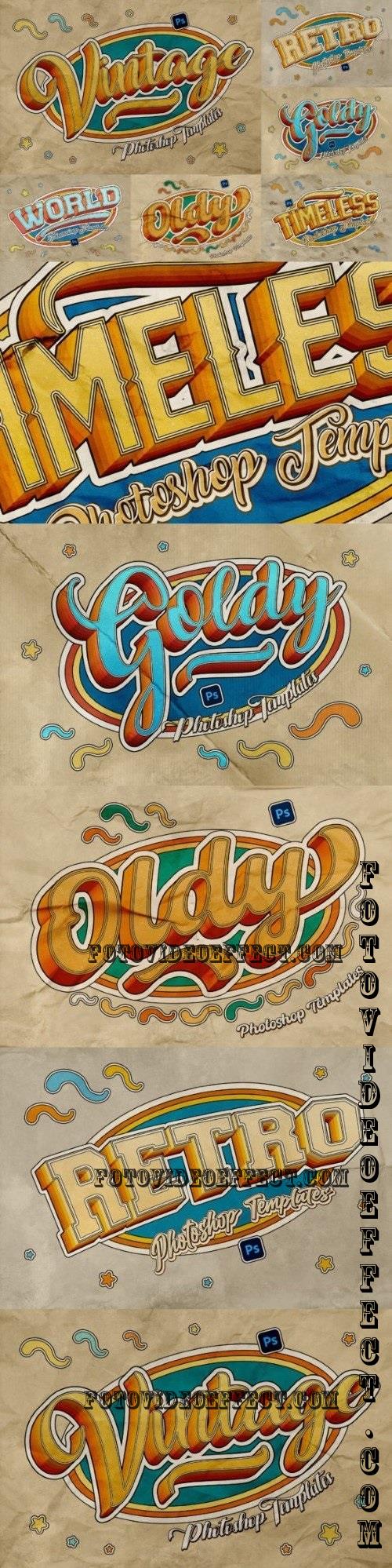 Retro Text Effects - 91543514