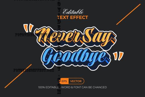 Quote Text Effect Sticker Style - 91895759