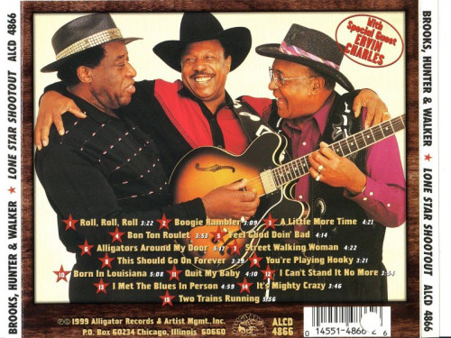 Lonnie Brooks, Long John Hunter, Phillip Walker - Lone Star Shootout [1999]  Lossless