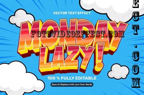 3D Comic Stripped Text Effect - HUYLWSA