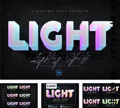 Double Light Text Effects - 91890532