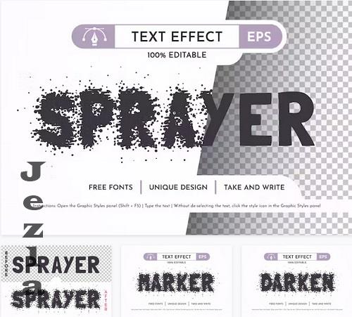 Sprayer - Editable Text Effect - 91890243