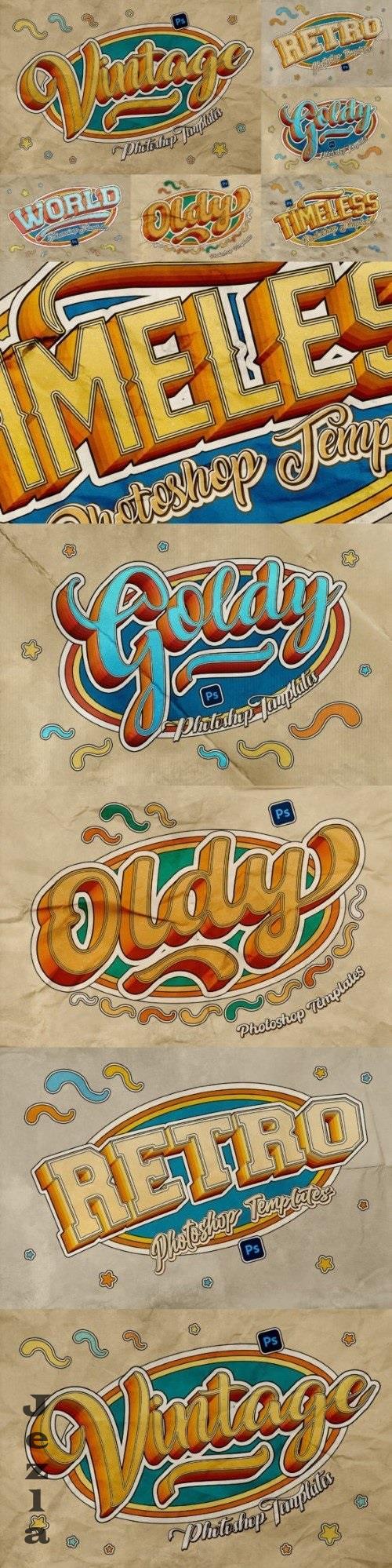 Retro Text Effects - 91543514