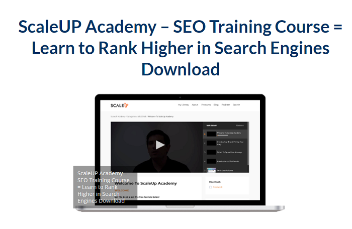 ScaleUP Academy – SEO Training Course = Learn to Rank Higher in Search Engines 2024