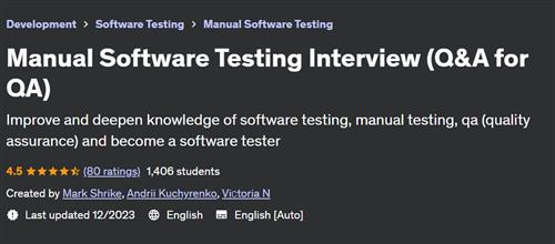 Manual Software Testing Interview (Q&A for QA)