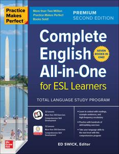 Complete English All–in–One for ESL Learners (Practice Makes Perfect), 2nd Premium Edition
