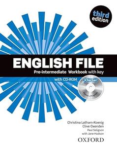 English File 3rd Edition Pre–Intermediate. Workbook with Key and iChecker
