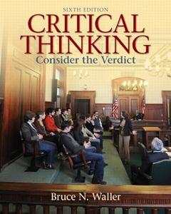 Critical Thinking Consider the Verdict (2024)