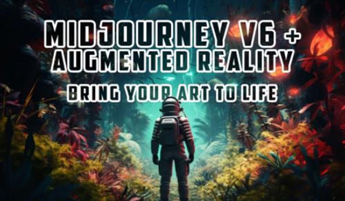 Midjourney V6 + AR Bring your Art to life