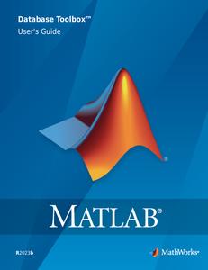 MATLAB Database Toolbox User’s Guide