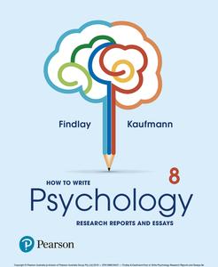 How to Write Psychology Research Reports and Essays, 8th Edition