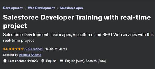 Salesforce Developer Training with real–time project