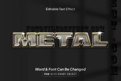 Metal Text Effect - XCZE3NZ