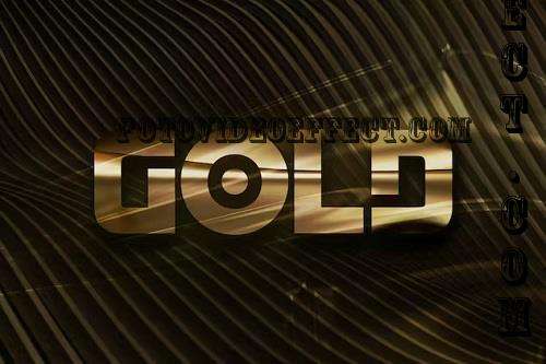 Gold Text Effect - BGTUT3A